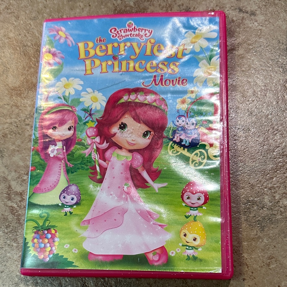 Strawberry Shortcake Berryfest Princess DVD 2009 Kids Movie